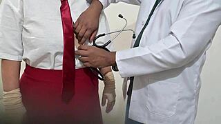 indian doctor helps student in hospital