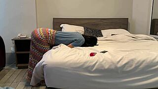 friend's wife cheating doggystyle fuck in hotel room