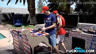 Stepmom Watches Stepson and Stepdaughter in Group Scene