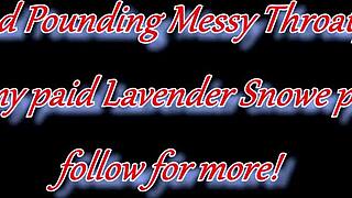 Fuck my cheating goth slut face, pussy squirts during facefuck