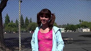 Does Eighteen Blonde Elizabeth Want Deepthroat And Facial?