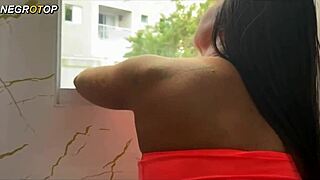 my big black cock leaves my wife with shaky legs, fucking her deep every day, she cums hard