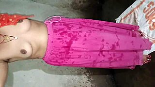 sexy bhabhi pees in bathroom speaking dirty hindi