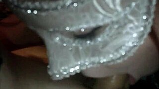 Masked deepthroat slut blowjob amateurs wife