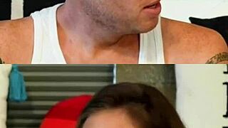 Caught in a surprising moment with an older woman