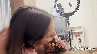 i was sucking my friend's monster cock when my husband caught me