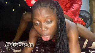 vera bends over for a big dick in her tight pussy