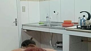 Beautiful employee seduces boss for intense oral climax