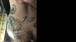 Oh god, I licked my girlfriend's hot pussy in the shower, getting lots of cum in mouth!