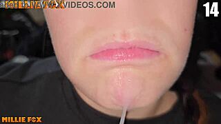 Amateur Milf Swallows Huge Cum Loads