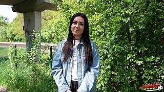 German scout fucks fit slim teen Viks Angel