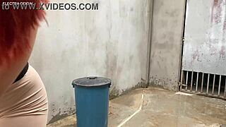 hired maid in revealing clothes drives me wild with her curves