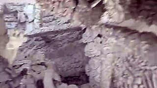 seeing chiang rai through big buddha statue temple thailand