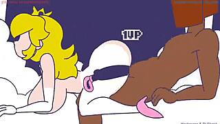 Princess Peach Takes Big Black Cock Monster Cock Action on Movzer