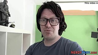 Leeds Nerd Fingerbangs Skinny Brit!