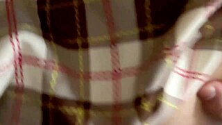 Spying on my stepdaughta in the shower, my cock gets hard and I eat her tight pussy without a condon until I cum