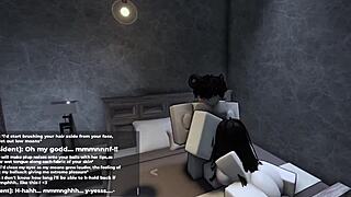 roblox: teaching her a lesson for waiting with hardcore sex