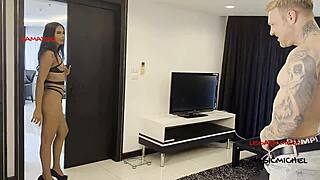 Unforgettable sex with a cute ladyboy