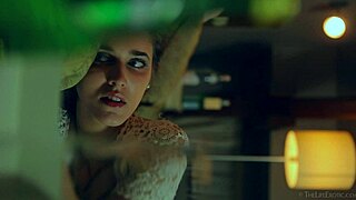 Puffy nippled milf masturbates intensely in her private moment