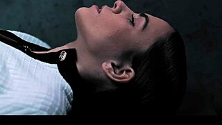 Redhead cougar humiliated in sex escape room, used like a doll with ripped clothes