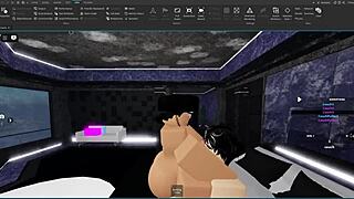 Slut gets intensely fucked by a femboy in rough doggystyle on roblox