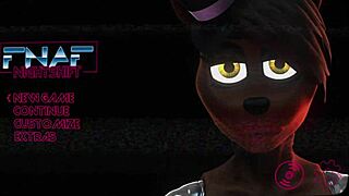 Playing fnaf nightshift with big ass and boobs on display in this nsfw gameplay