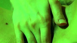 Puffy nippled milf masturbates intensely in her private moment