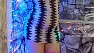 hotwife steffi performs seductive pussy dance with toys in pmv compilation