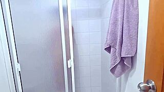 Stepsister shower masturbation discovery