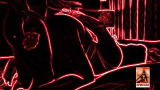 Thick BBW Ebony Black Teen Girlfriend Bent Over Doggystyle with Monster Big Black Cock