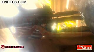 kassandra dances and reveals her cute body to the fans