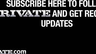 sara diamante makes her wild debut on private com.