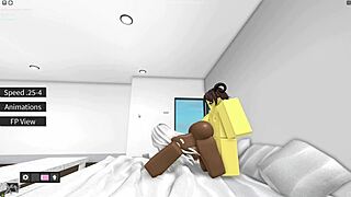 having fun with a nice lady