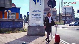 i interviewed hot milf julia north for anal creampie roleplay with blowjob and spooning