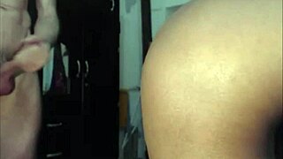 Stunning Ebony Tranny Deepthroats Lover