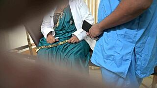 doctor having fun sex with nurse in hospital cheating patient