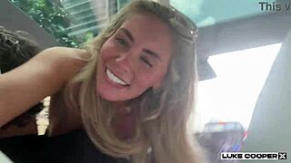 english slut bonnie blue picked up and fucked in self-driving car?