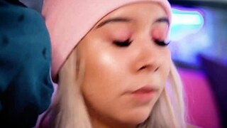 Colombian blonde, why do you love sucking your stepbrothers cock live?