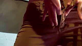 shay laren performs bedroom striptease undressing slowly