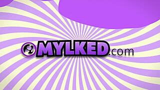 i saw her get spunked with buckets of cum during milking table handjob with luxe