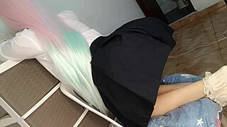 does my fat cosplayer stepdaughter have tight virgin pussy?