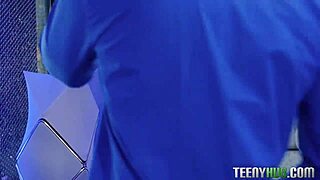 darcie belle tiny babe takes huge cock