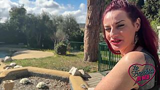 Sally and Jade suck dick in group! Big tits action!