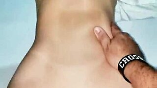 amazing doggystyle sex with stepsister bent over in homemade creampie