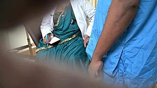 doctor having fun sex with nurse in hospital cheating patient