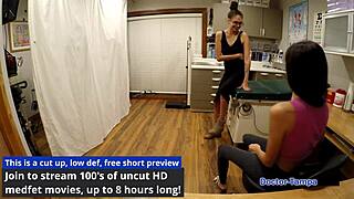 check out angel santana's first gyno exam?