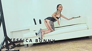 they tied her up tight in bondage, no breaks for the rough anal banging, destroying her ass with piss everywhere