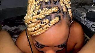 Passionate Homemade Sex with Ebony Beauty