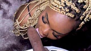 Passionate Homemade Sex with Ebony Beauty