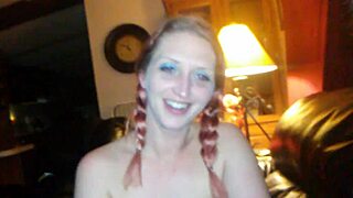 amber marcus milf chokes on big cock in pov blowjob